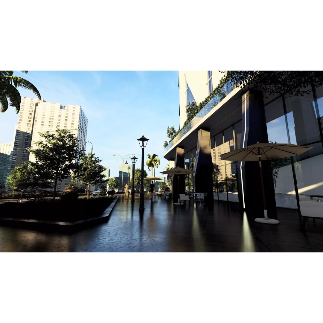 Spectre Tower 3D Model – Modern Architectural Design, FBX, Lumion - View 14