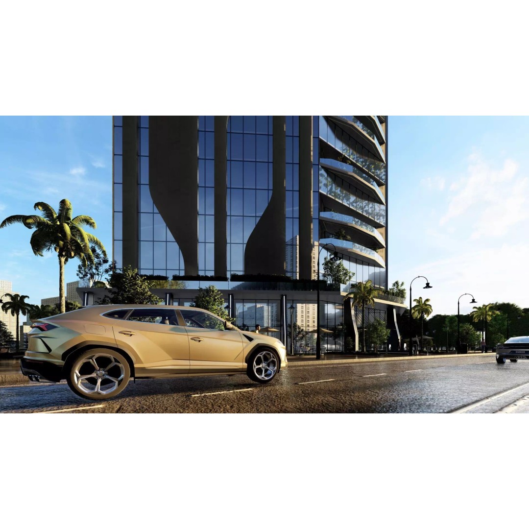 Spectre Tower 3D Model – Modern Architectural Design, FBX, Lumion - View 15