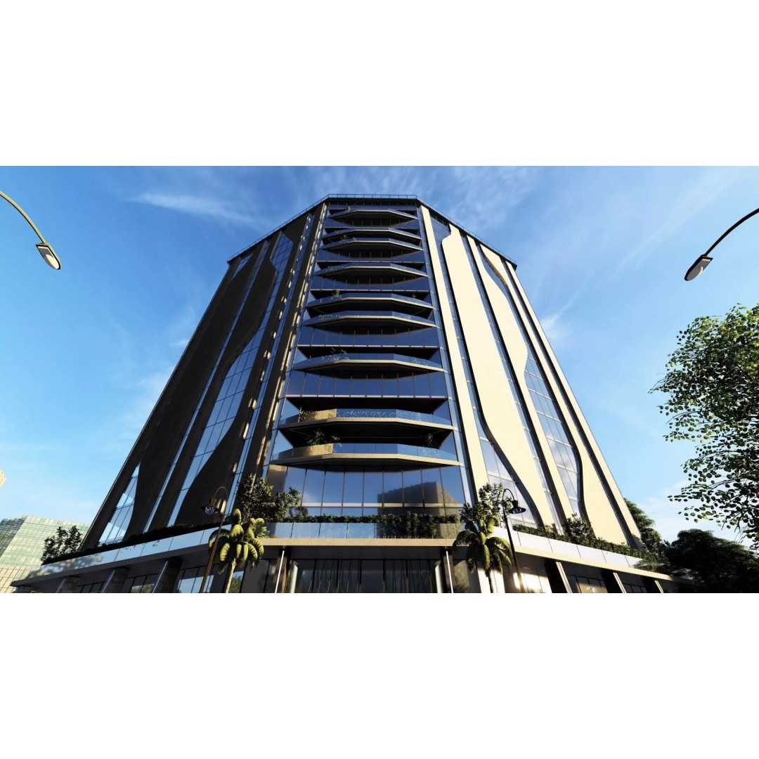 Spectre Tower 3D Model – Modern Architectural Design, FBX, Lumion - View 18