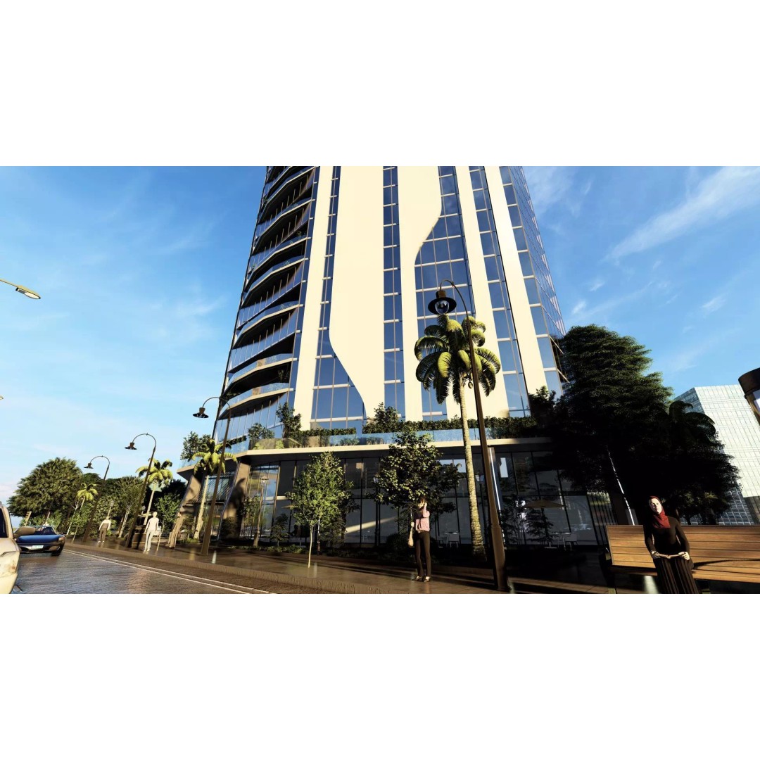 Spectre Tower 3D Model – Modern Architectural Design, FBX, Lumion - View 20