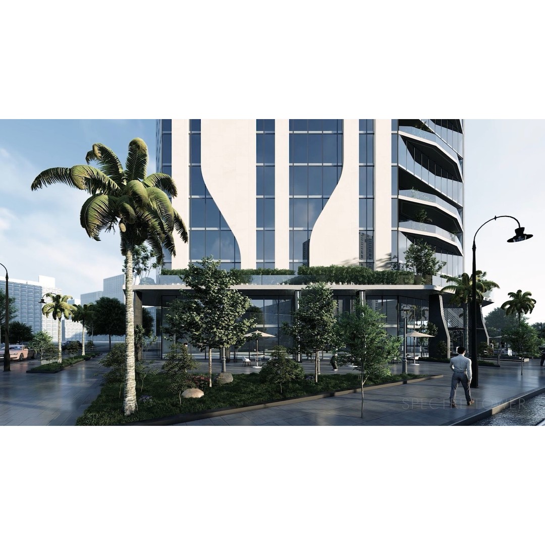 Spectre Tower 3D Model – Modern Architectural Design, FBX, Lumion - View 4