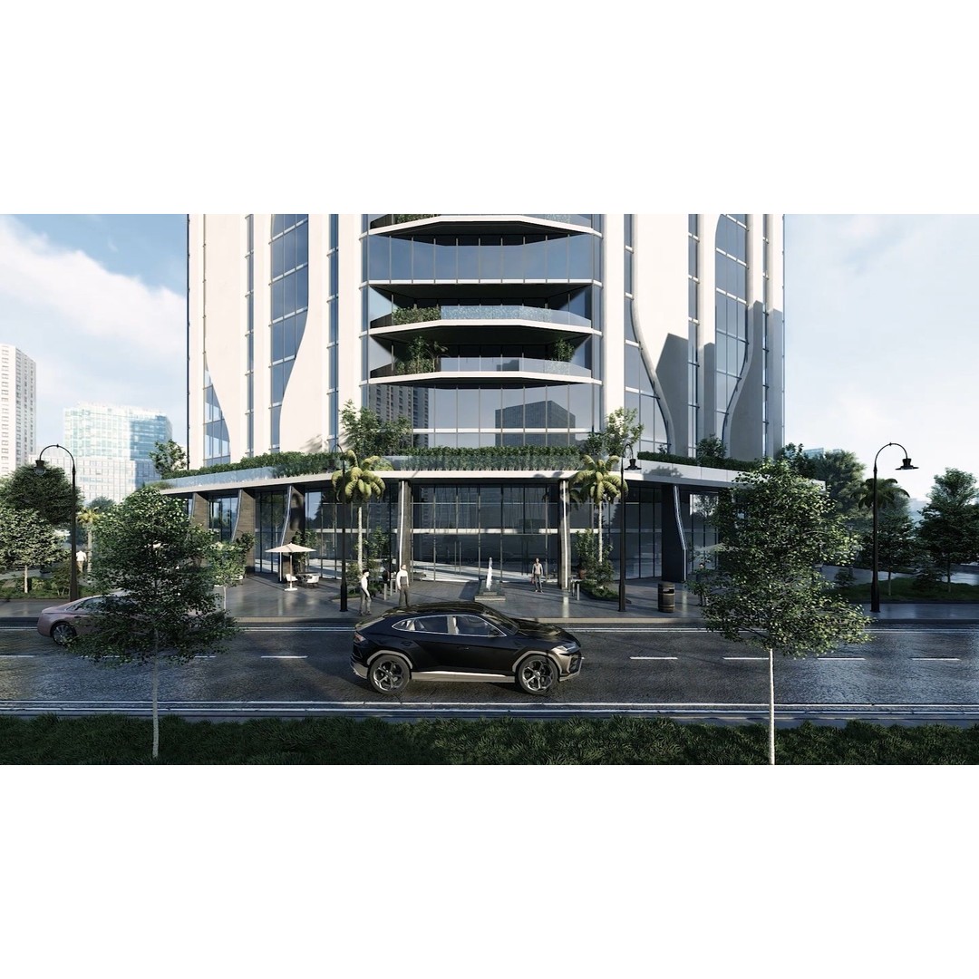 Spectre Tower 3D Model – Modern Architectural Design, FBX, Lumion - View 5