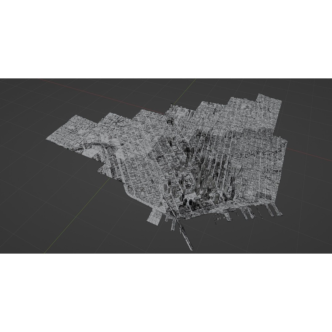 San Francisco City 3D Model – Photogrammetry Cityscape, FBX, OBJ