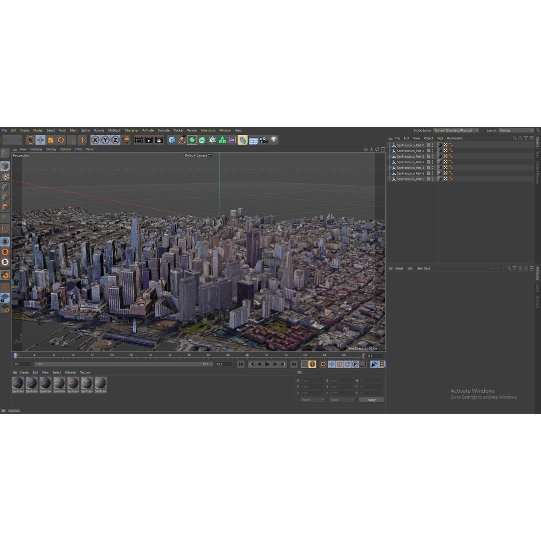 San Francisco City 3D Model – Photogrammetry Cityscape, FBX, OBJ - View 11