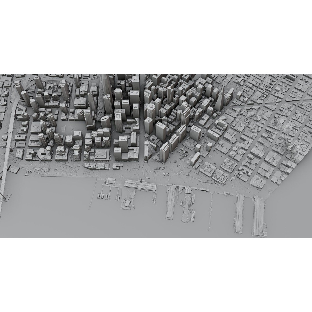 San Francisco City 3D Model – Photogrammetry Cityscape, FBX, OBJ - View 15