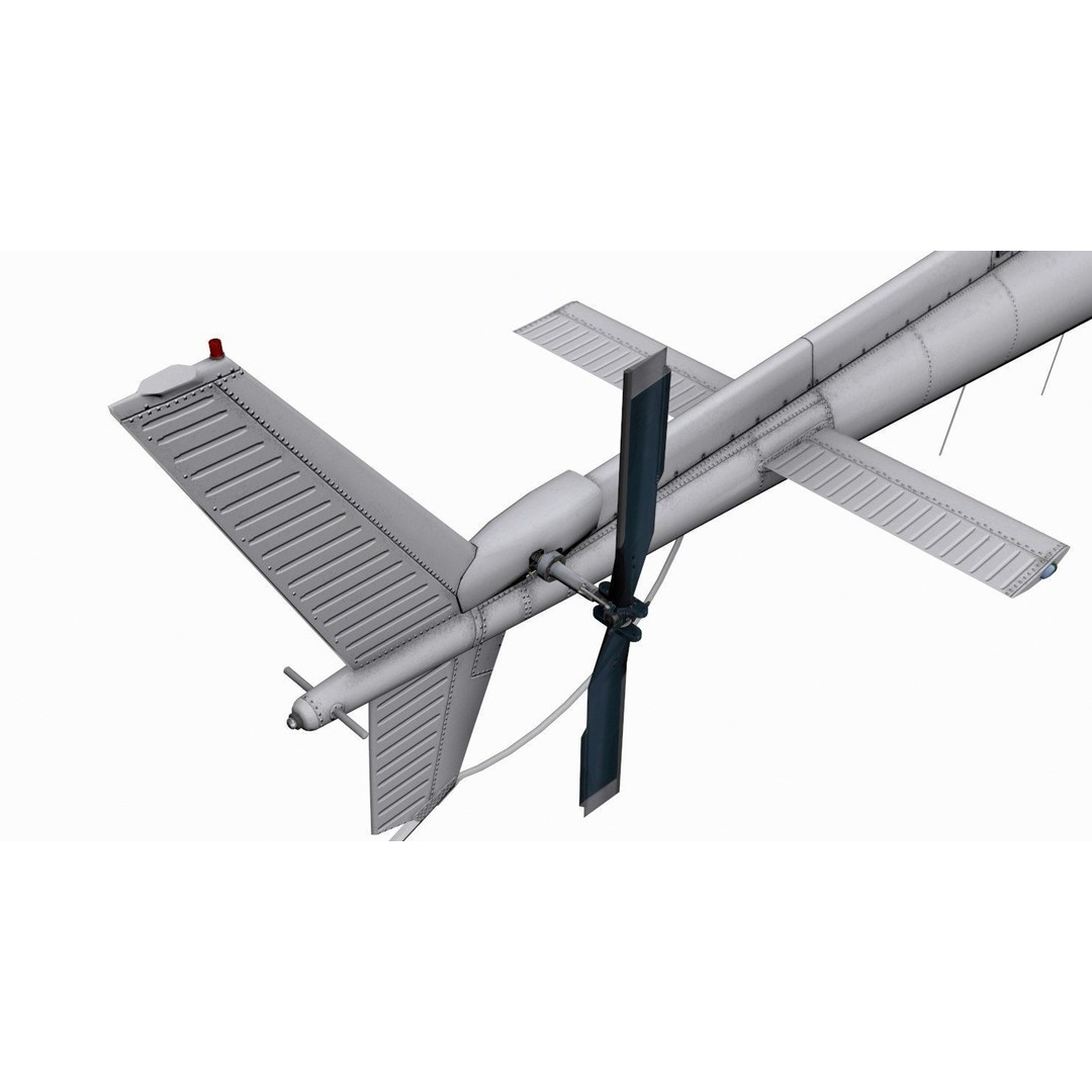 AS350 B3 Ecureuil 3D Model – Low Poly Helicopter with Animated Features - View 4