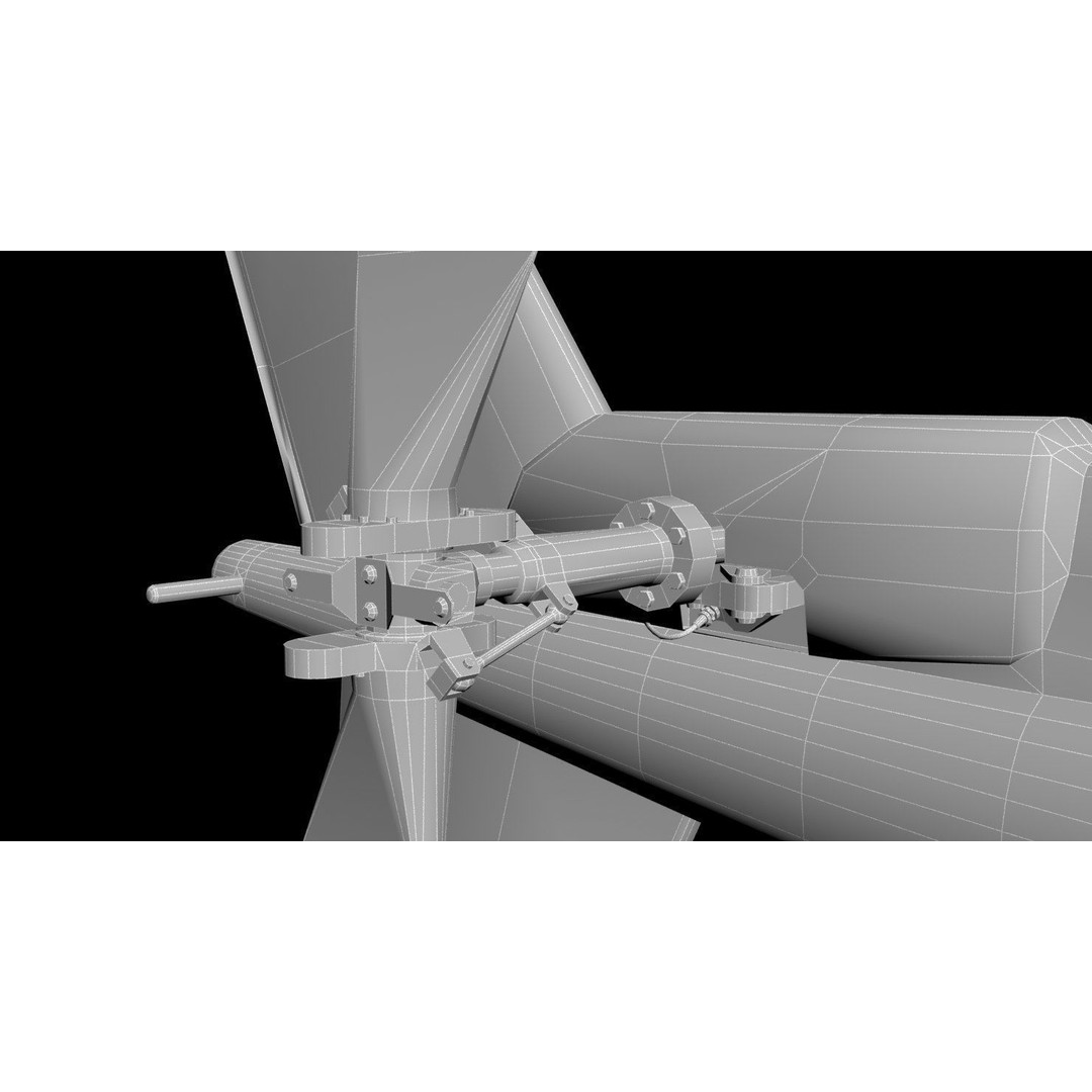AS350 B3 Ecureuil 3D Model – Low Poly Helicopter with Animated Features - View 40