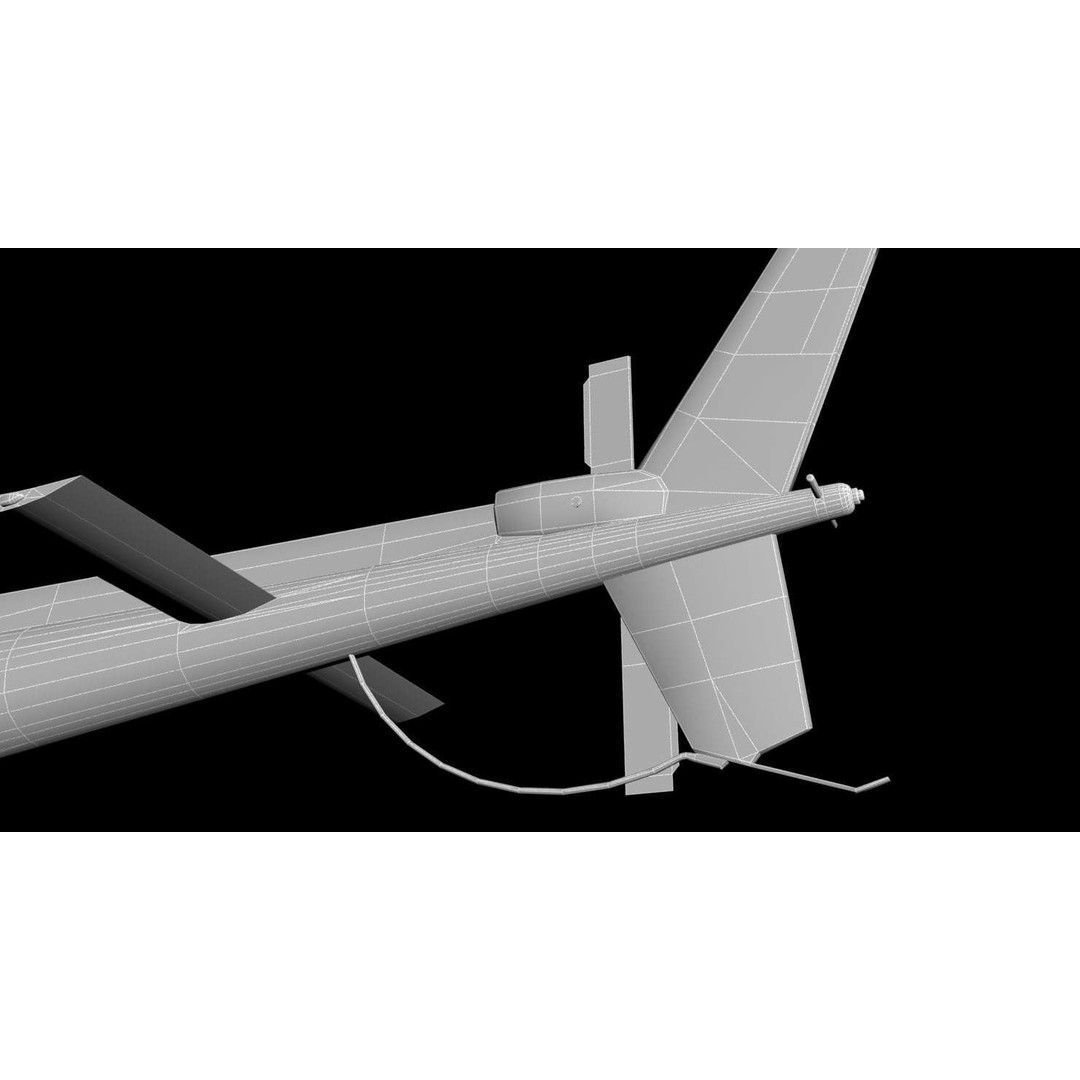 AS350 B3 Ecureuil 3D Model – Low Poly Helicopter with Animated Features - View 41