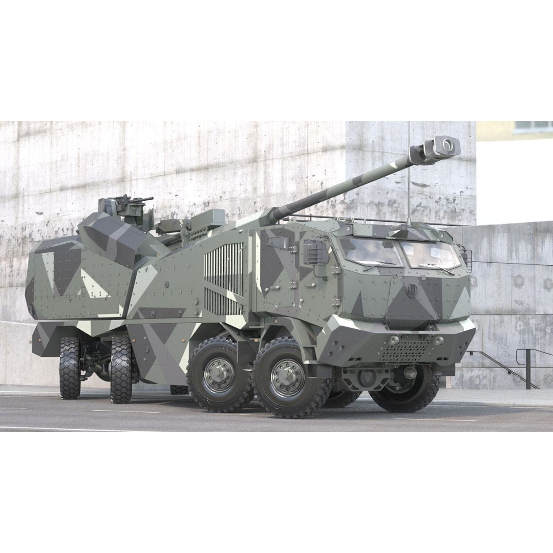 Morana 3D Model – Military Vehicle with Rigging and PBR Textures
