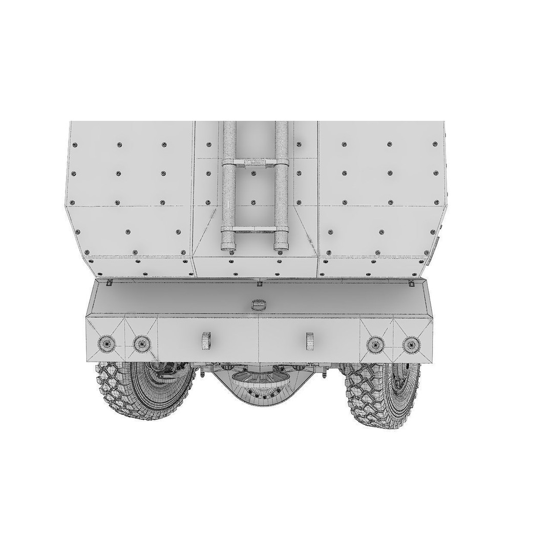Morana 3D Model – Military Vehicle with Rigging and PBR Textures - View 10