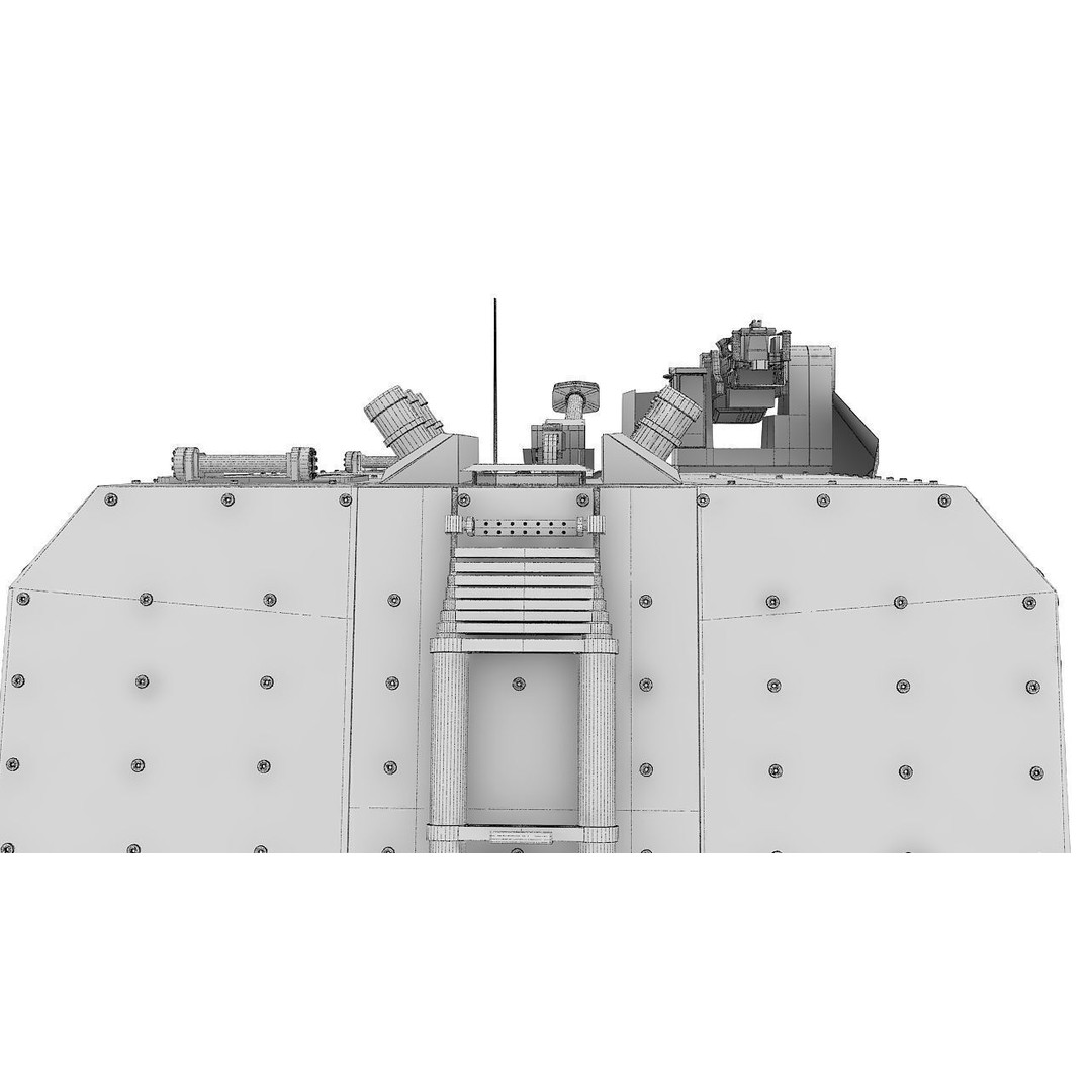 Morana 3D Model – Military Vehicle with Rigging and PBR Textures - View 12