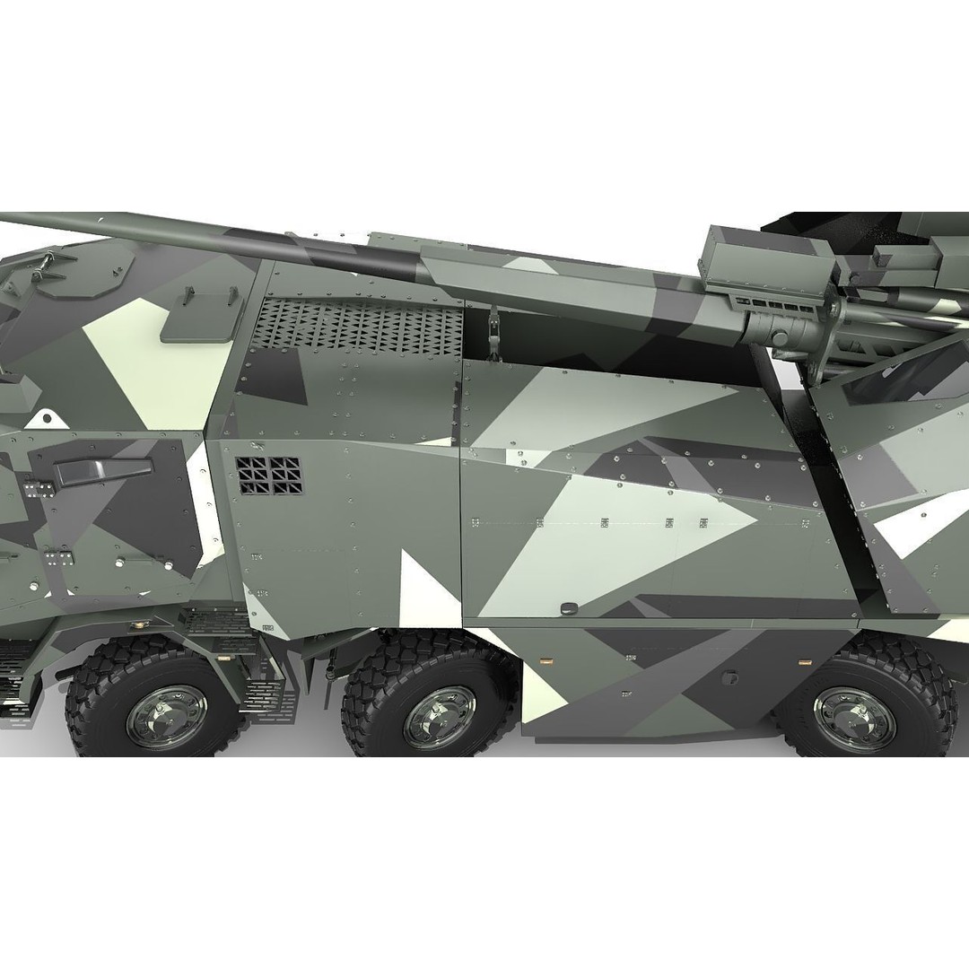 Morana 3D Model – Military Vehicle with Rigging and PBR Textures - View 13
