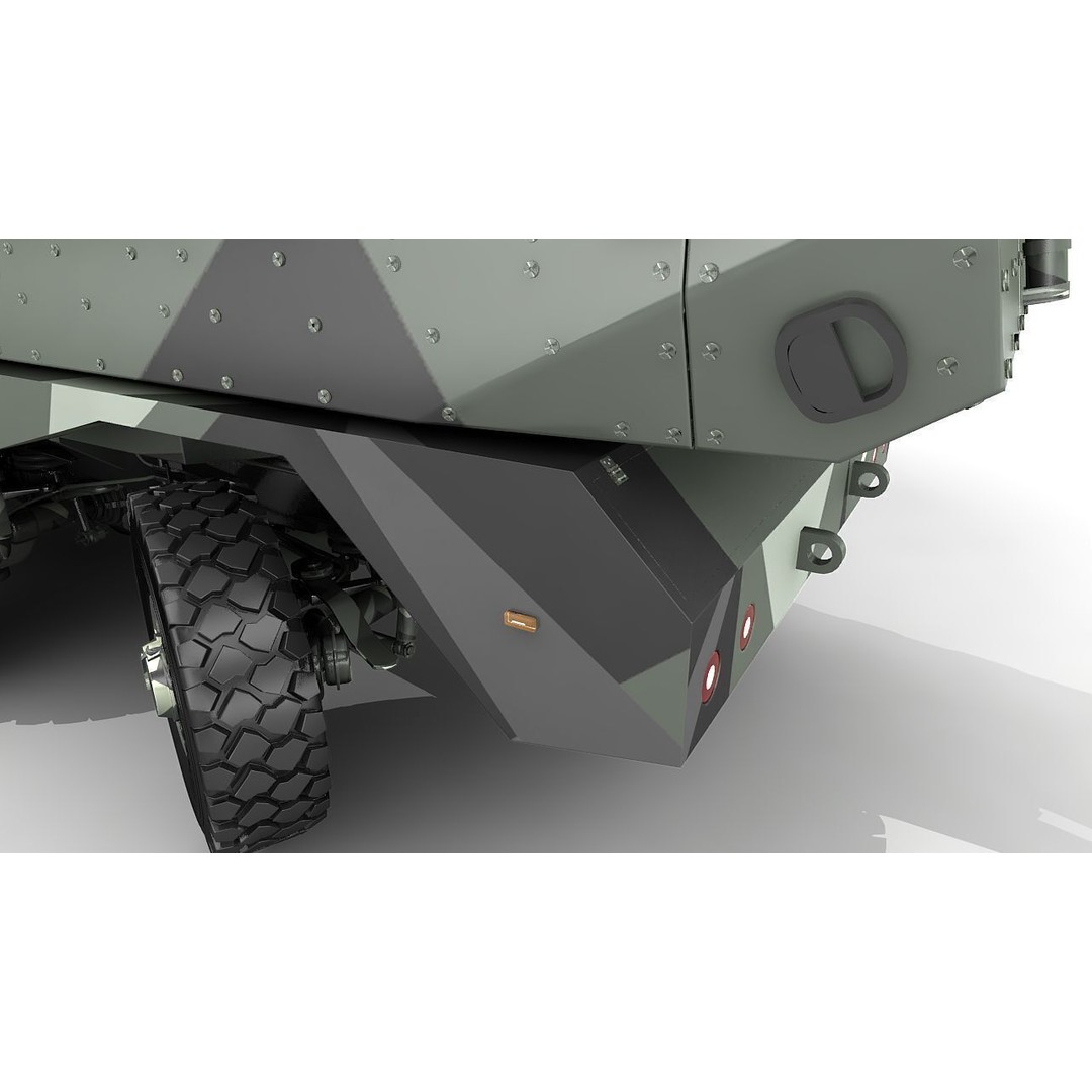 Morana 3D Model – Military Vehicle with Rigging and PBR Textures - View 17