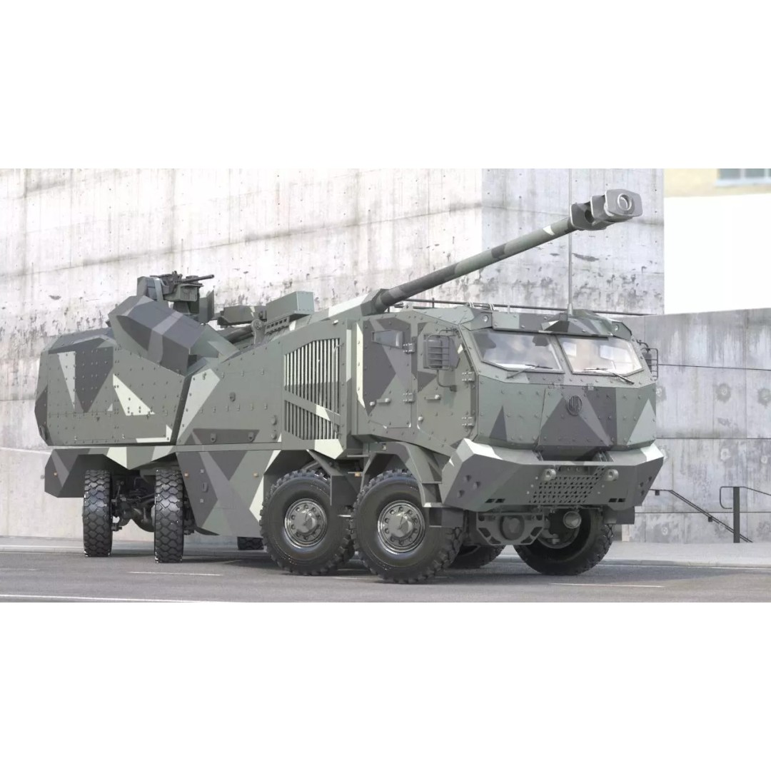 Morana 3D Model – Military Vehicle with Rigging and PBR Textures - View 2