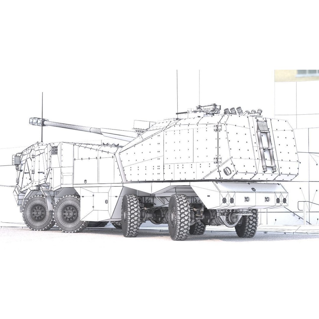 Morana 3D Model – Military Vehicle with Rigging and PBR Textures - View 20