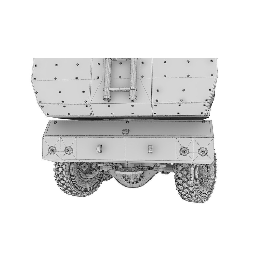 Morana 3D Model – Military Vehicle with Rigging and PBR Textures - View 25