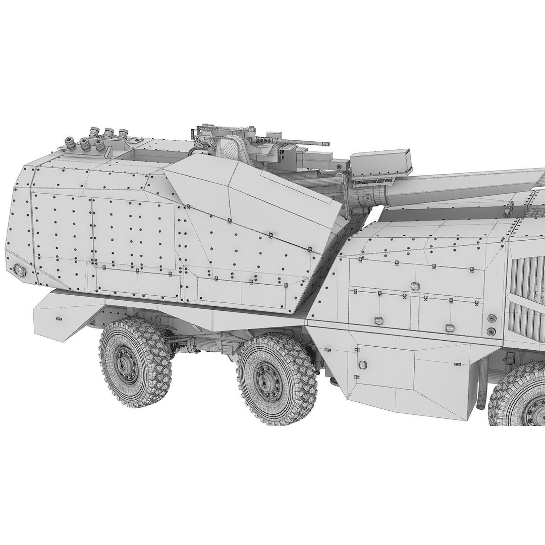 Morana 3D Model – Military Vehicle with Rigging and PBR Textures - View 34