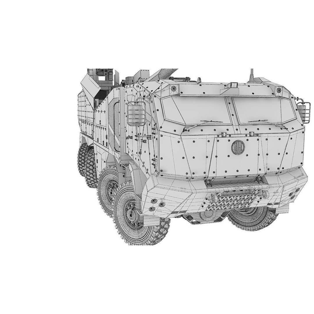 Morana 3D Model – Military Vehicle with Rigging and PBR Textures - View 36