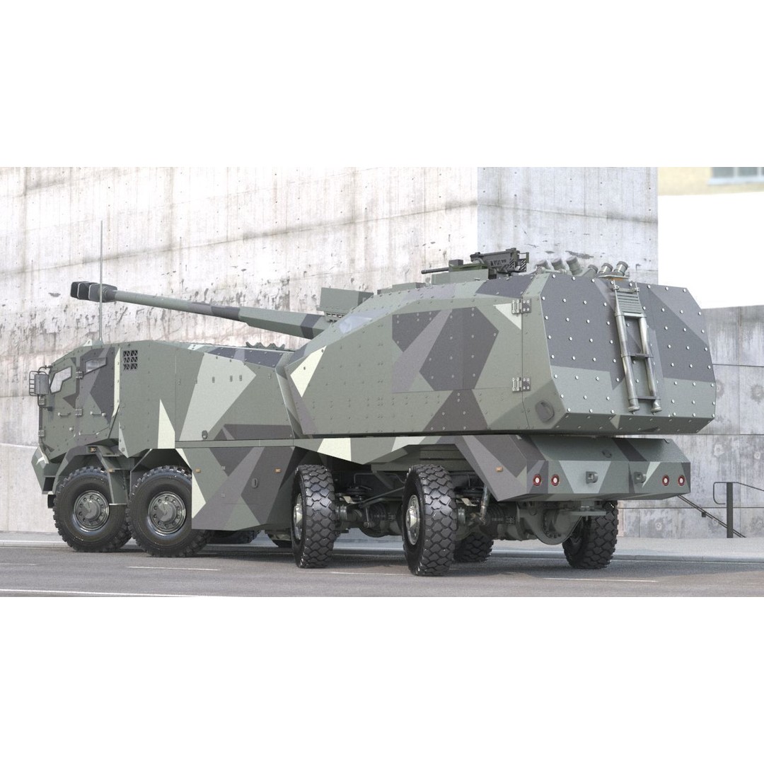 Morana 3D Model – Military Vehicle with Rigging and PBR Textures - View 41