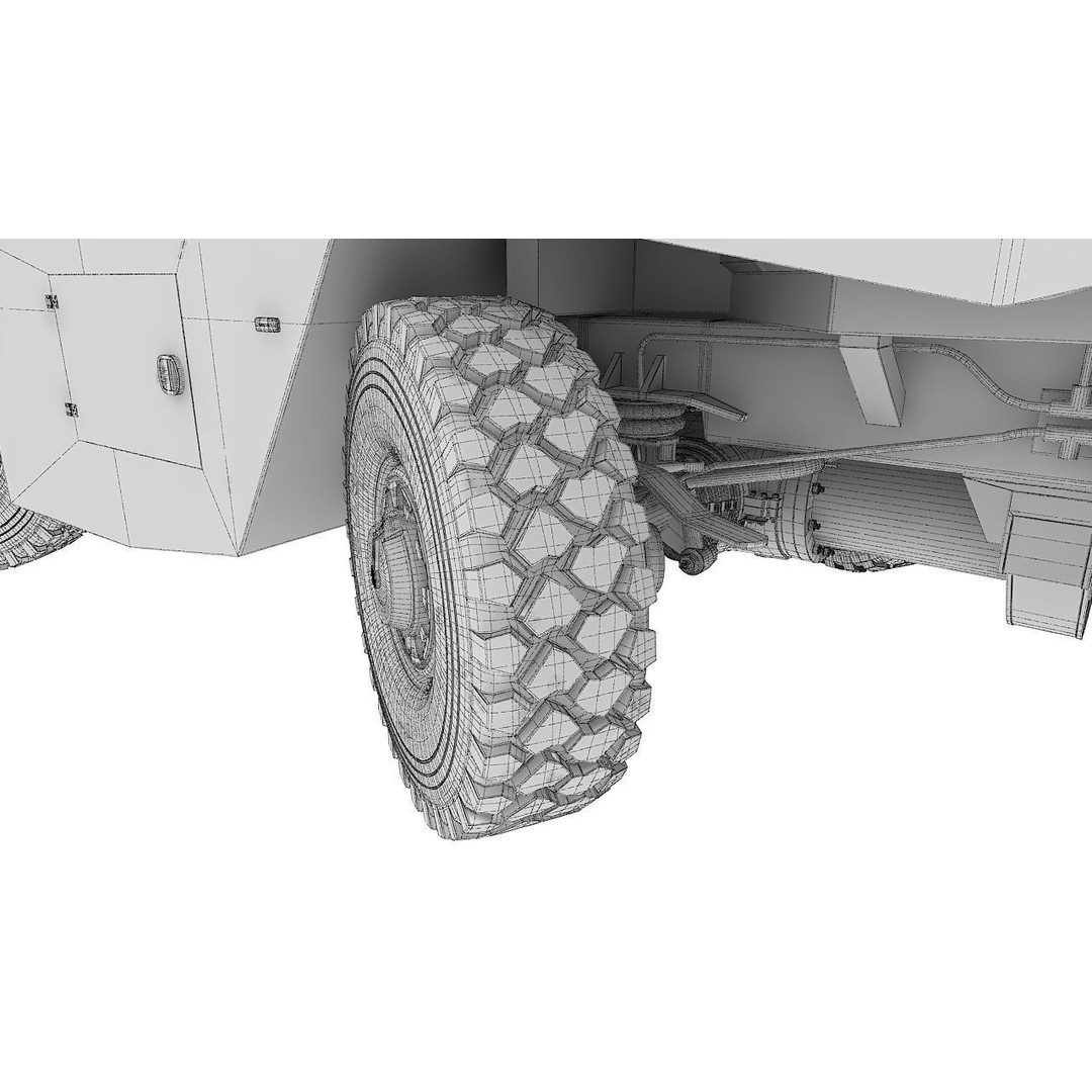 Morana 3D Model – Military Vehicle with Rigging and PBR Textures - View 42