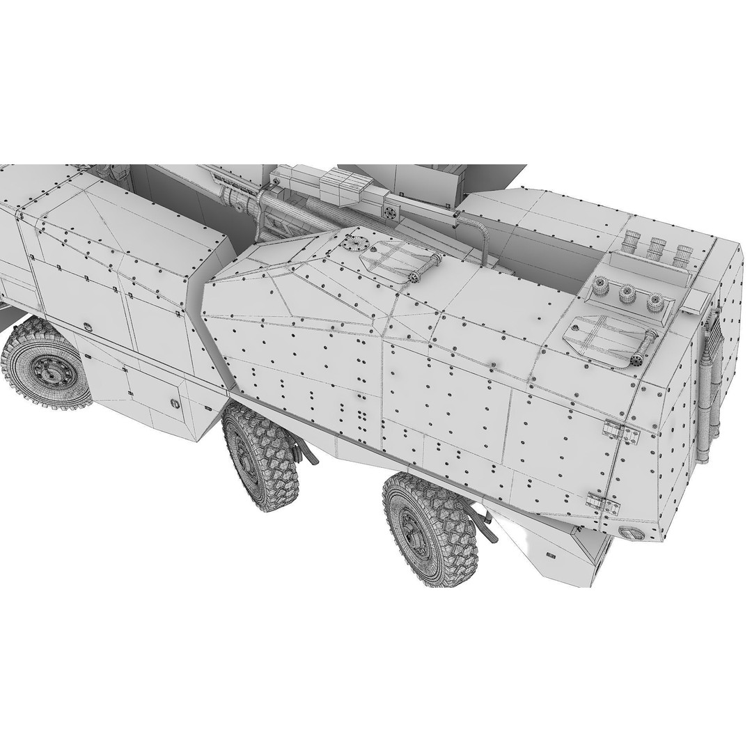 Morana 3D Model – Military Vehicle with Rigging and PBR Textures - View 46