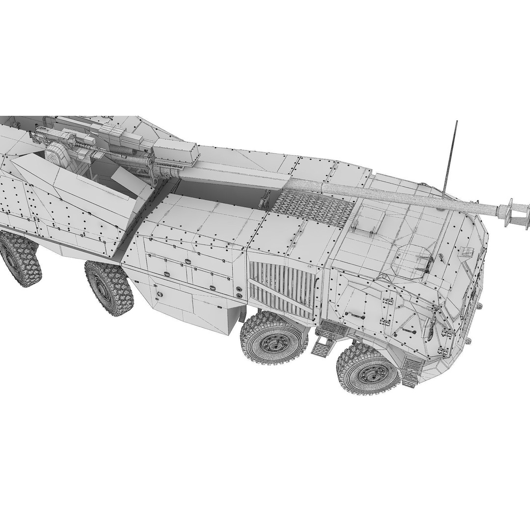 Morana 3D Model – Military Vehicle with Rigging and PBR Textures - View 48