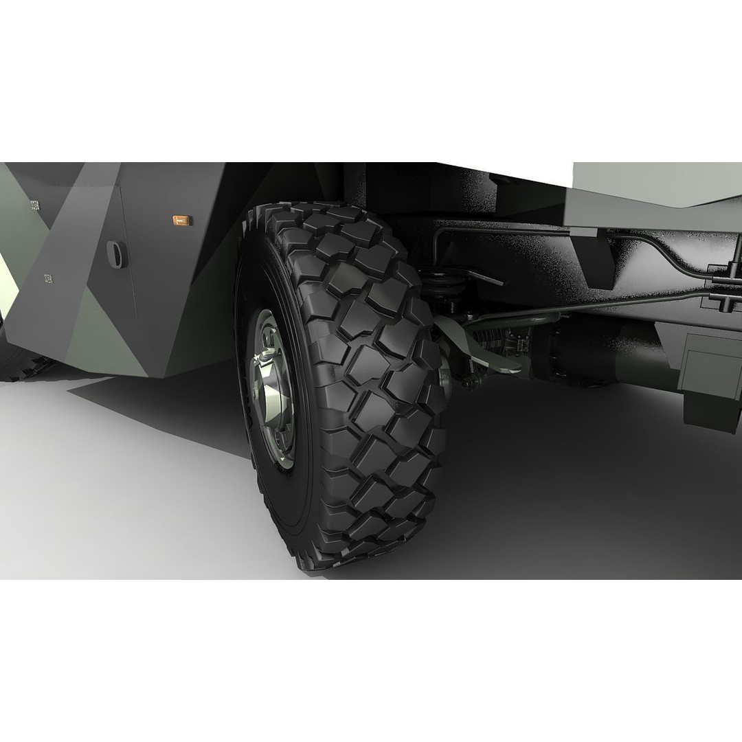 Morana 3D Model – Military Vehicle with Rigging and PBR Textures - View 5