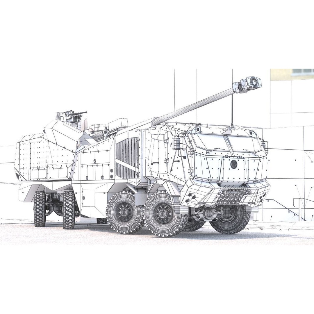 Morana 3D Model – Military Vehicle with Rigging and PBR Textures - View 50