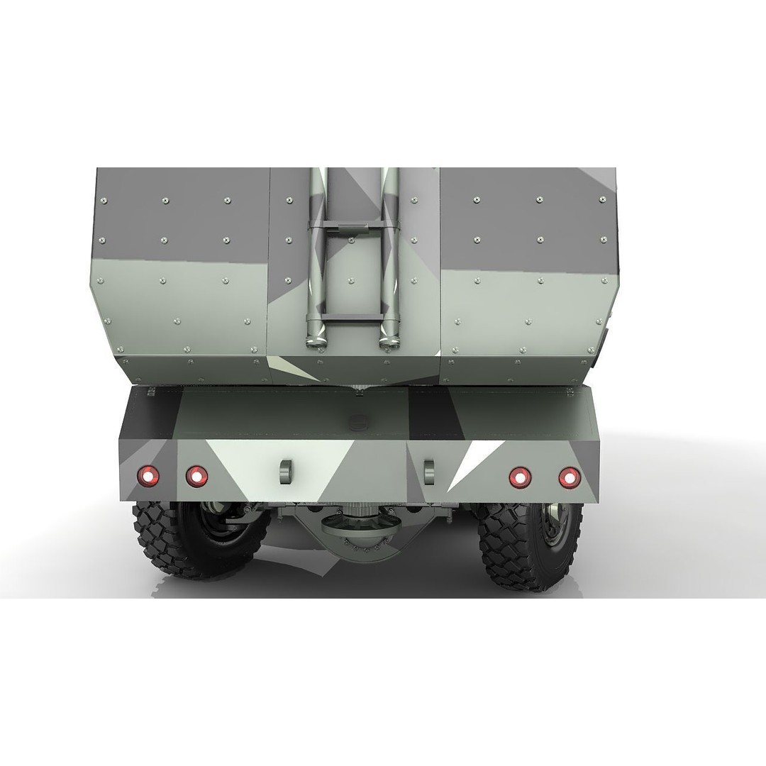 Morana 3D Model – Military Vehicle with Rigging and PBR Textures - View 6