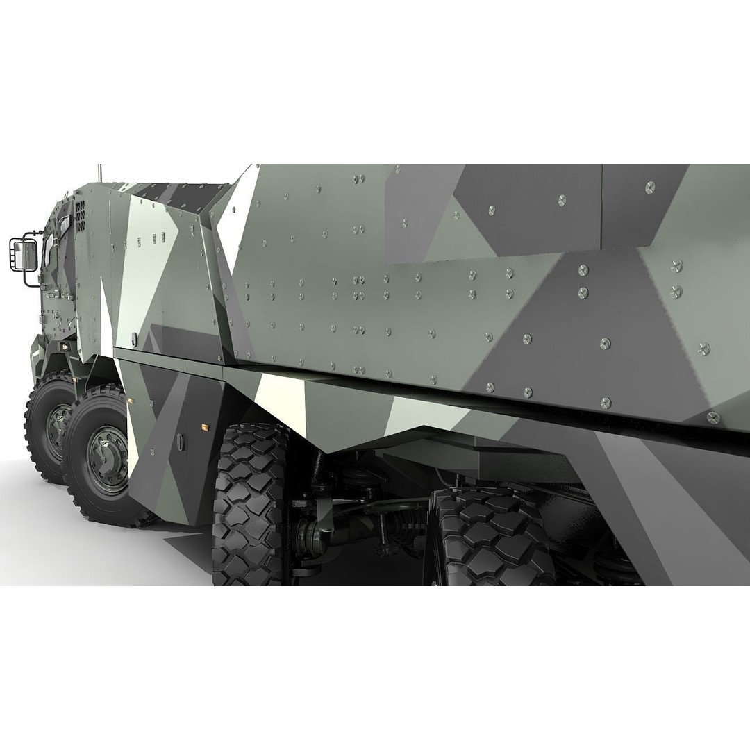 Morana 3D Model – Military Vehicle with Rigging and PBR Textures - View 7