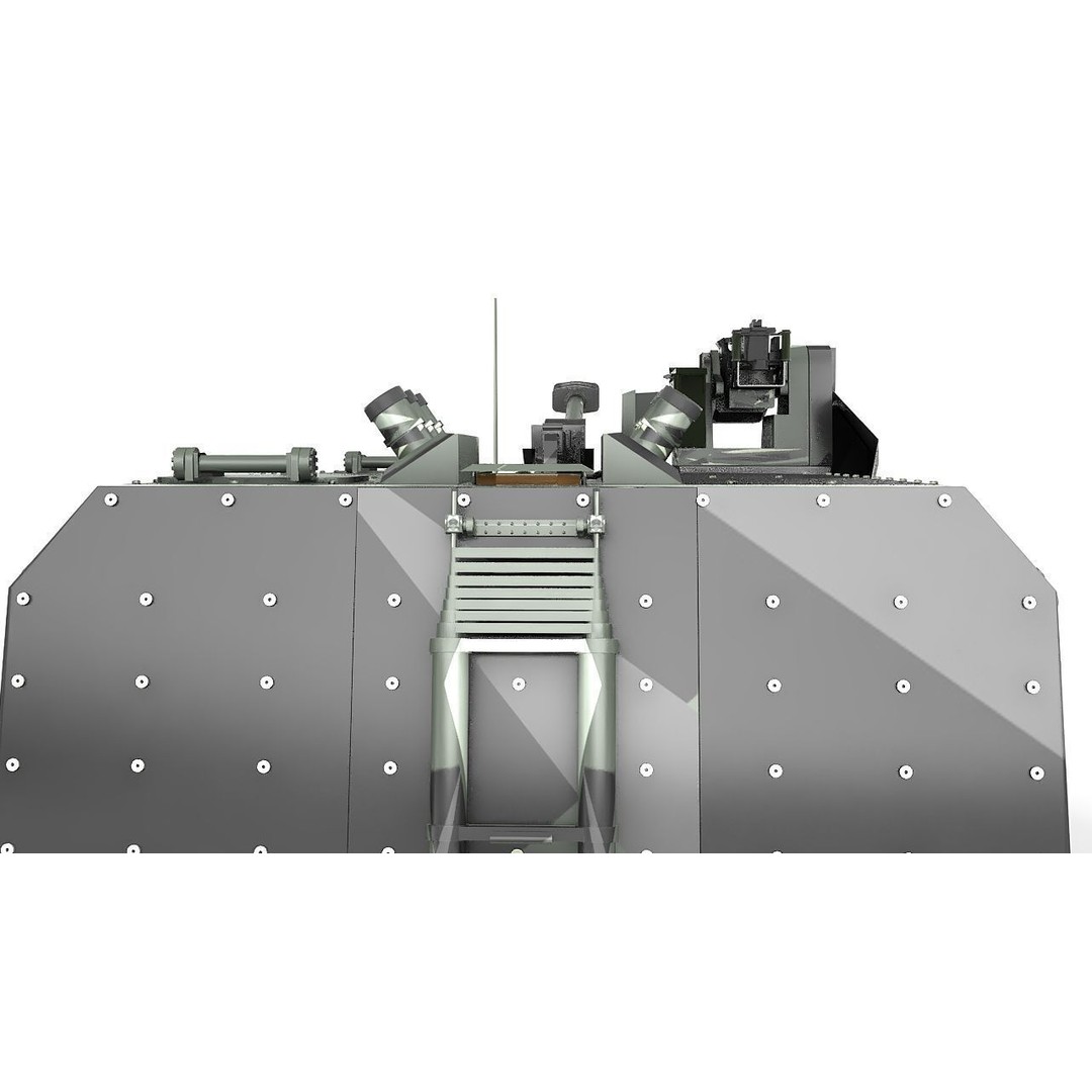 Morana 3D Model – Military Vehicle with Rigging and PBR Textures - View 8
