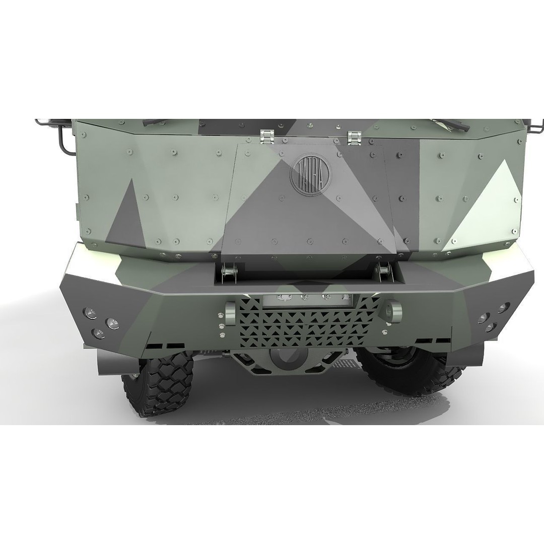 Morana 3D Model – Military Vehicle with Rigging and PBR Textures - View 9