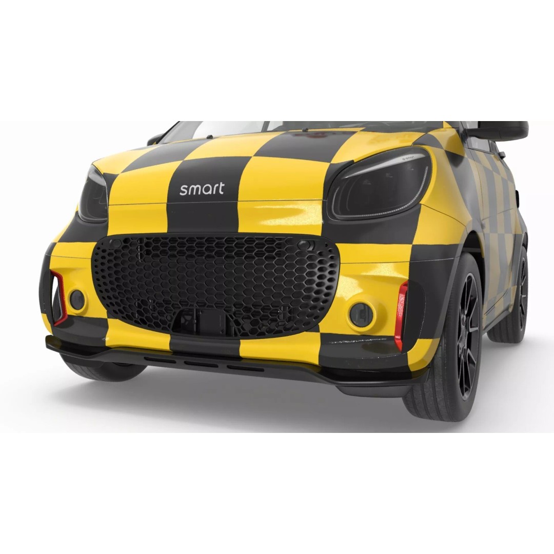 Smart Car Follow Me 3D Model – Simplified Airport Vehicle, PBR Textures - View 10