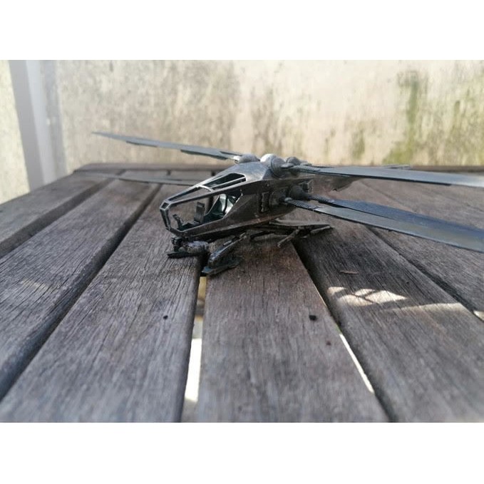 Ornithopter 3D Model – Low Poly Sci-Fi Aircraft, FBX, PBR Textures - View 25