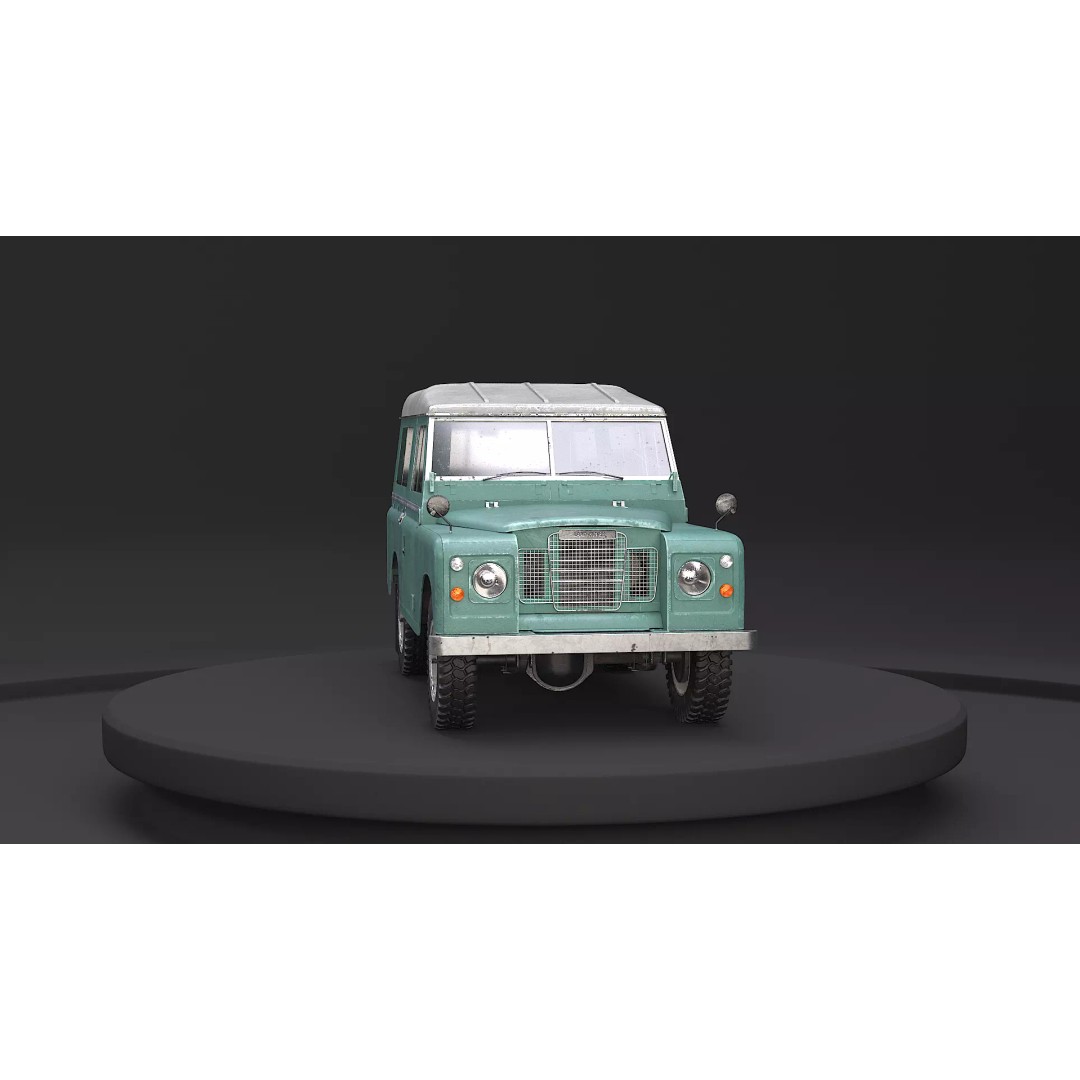 Land Rover Series III Short Wheelbase 3D Model – Classic SUV, PBR Textures, FBX