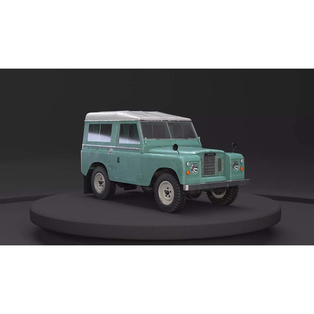 Land Rover Series III Short Wheelbase 3D Model – Classic SUV, PBR Textures, FBX - View 18
