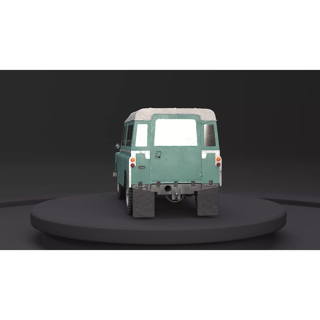 Land Rover Series III Short Wheelbase 3D Model – Classic SUV, PBR Textures, FBX - View 23
