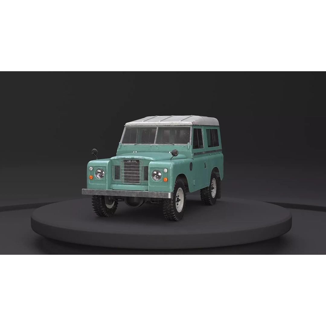 Land Rover Series III Short Wheelbase 3D Model – Classic SUV, PBR Textures, FBX - View 28