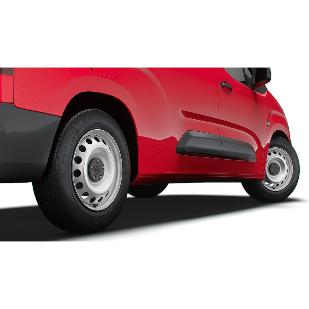 Citroen e Berlingo Van LWB 2024 3D Model – High Poly PBR Vehicle, FBX - View 13