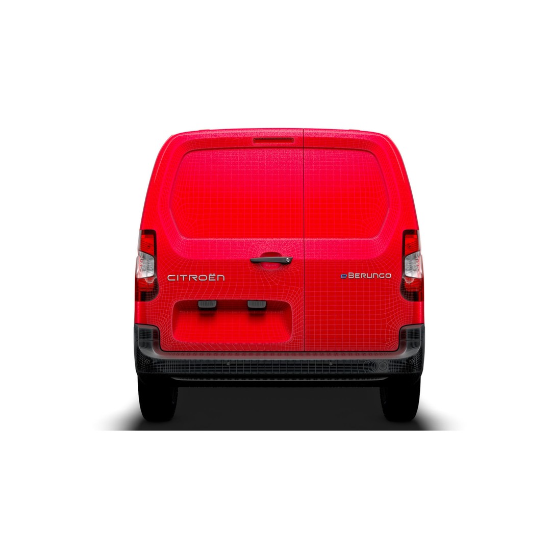 Citroen e Berlingo Van LWB 2024 3D Model – High Poly PBR Vehicle, FBX - View 26