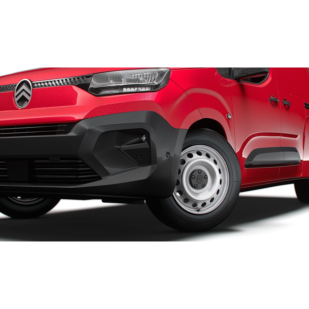 Citroen e Berlingo Van LWB 2024 3D Model – High Poly PBR Vehicle, FBX - View 5