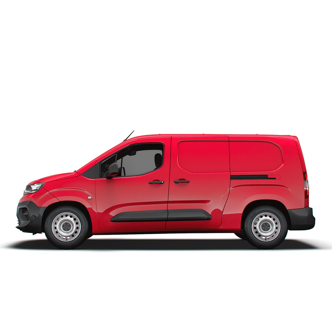 Citroen e Berlingo Van LWB 2024 3D Model – High Poly PBR Vehicle, FBX - View 6