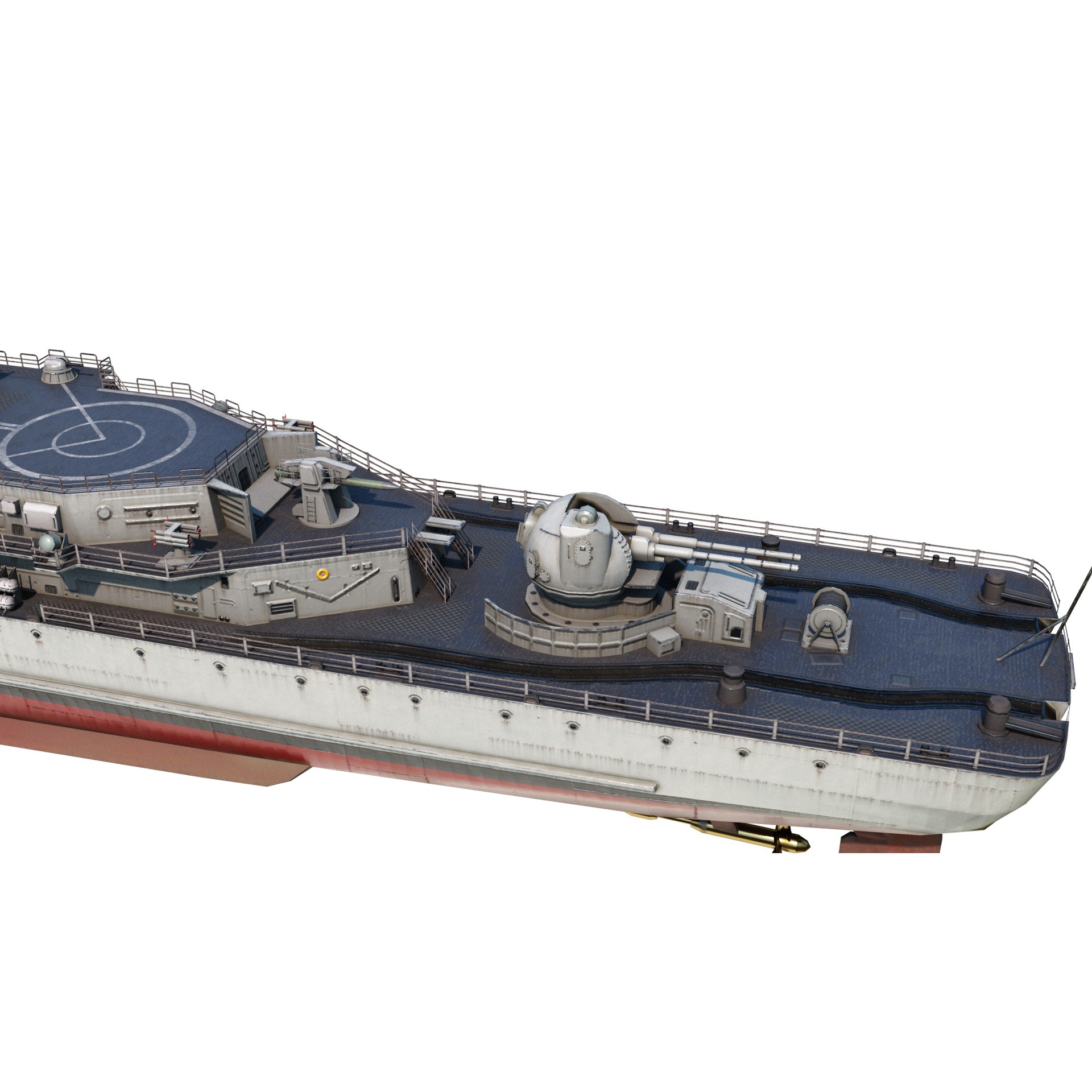 Hangzhou DDG136 - Low-Poly Game-Ready 3D Model - View 10