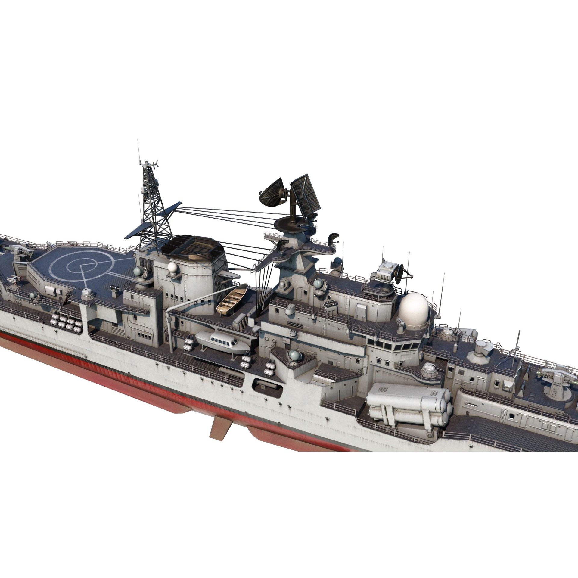 Hangzhou DDG136 - Low-Poly Game-Ready 3D Model - View 12