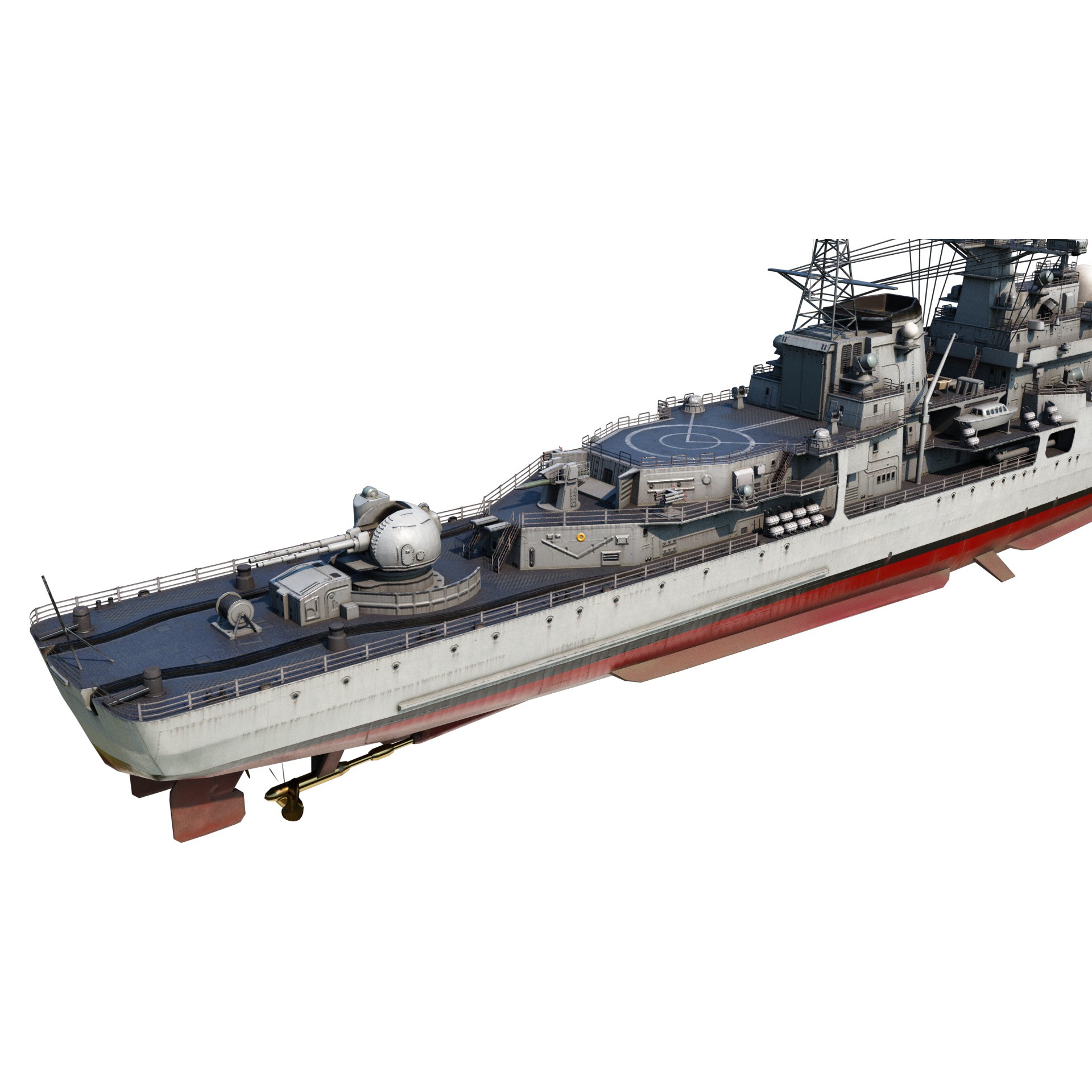 Hangzhou DDG136 - Low-Poly Game-Ready 3D Model - View 13