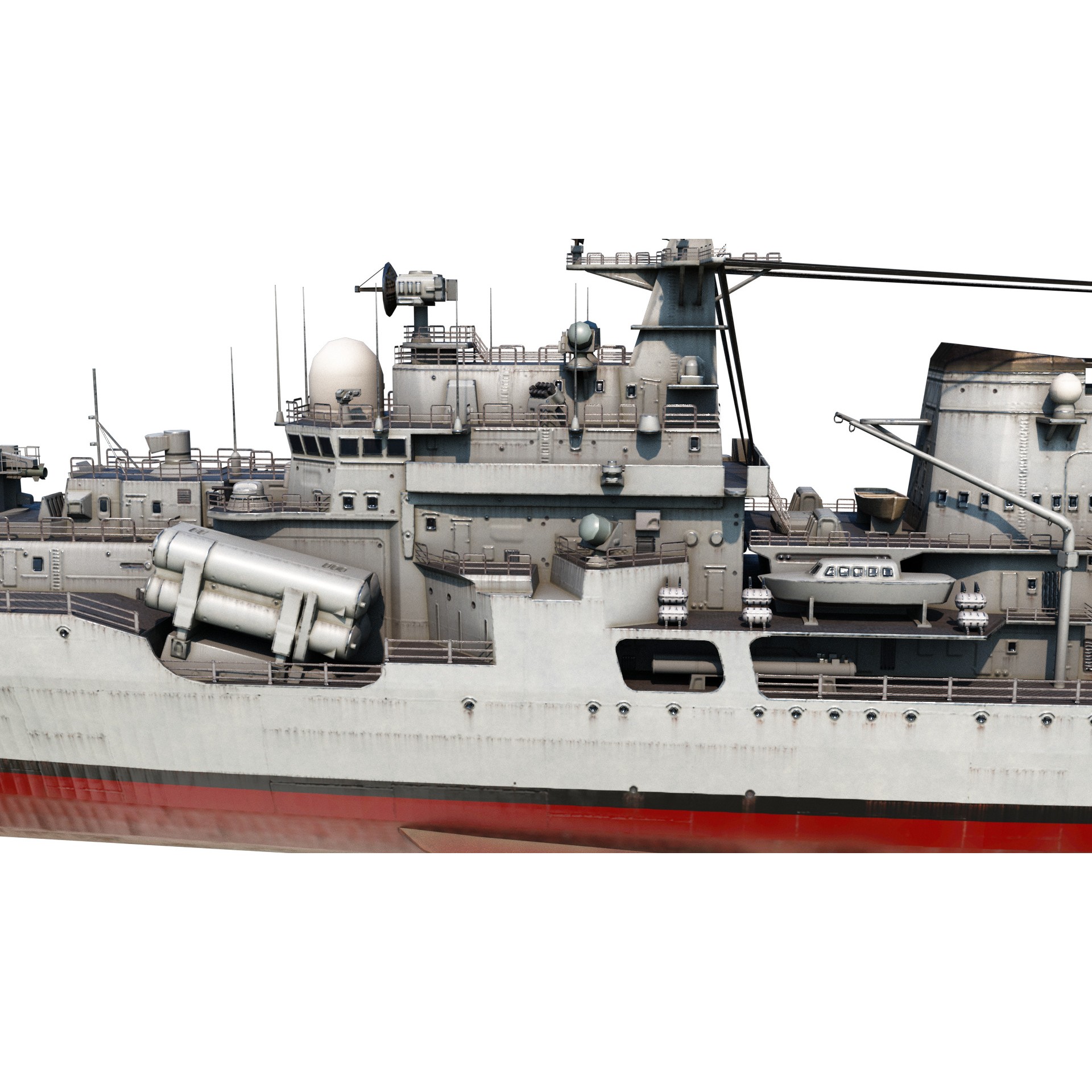 Hangzhou DDG136 - Low-Poly Game-Ready 3D Model - View 7