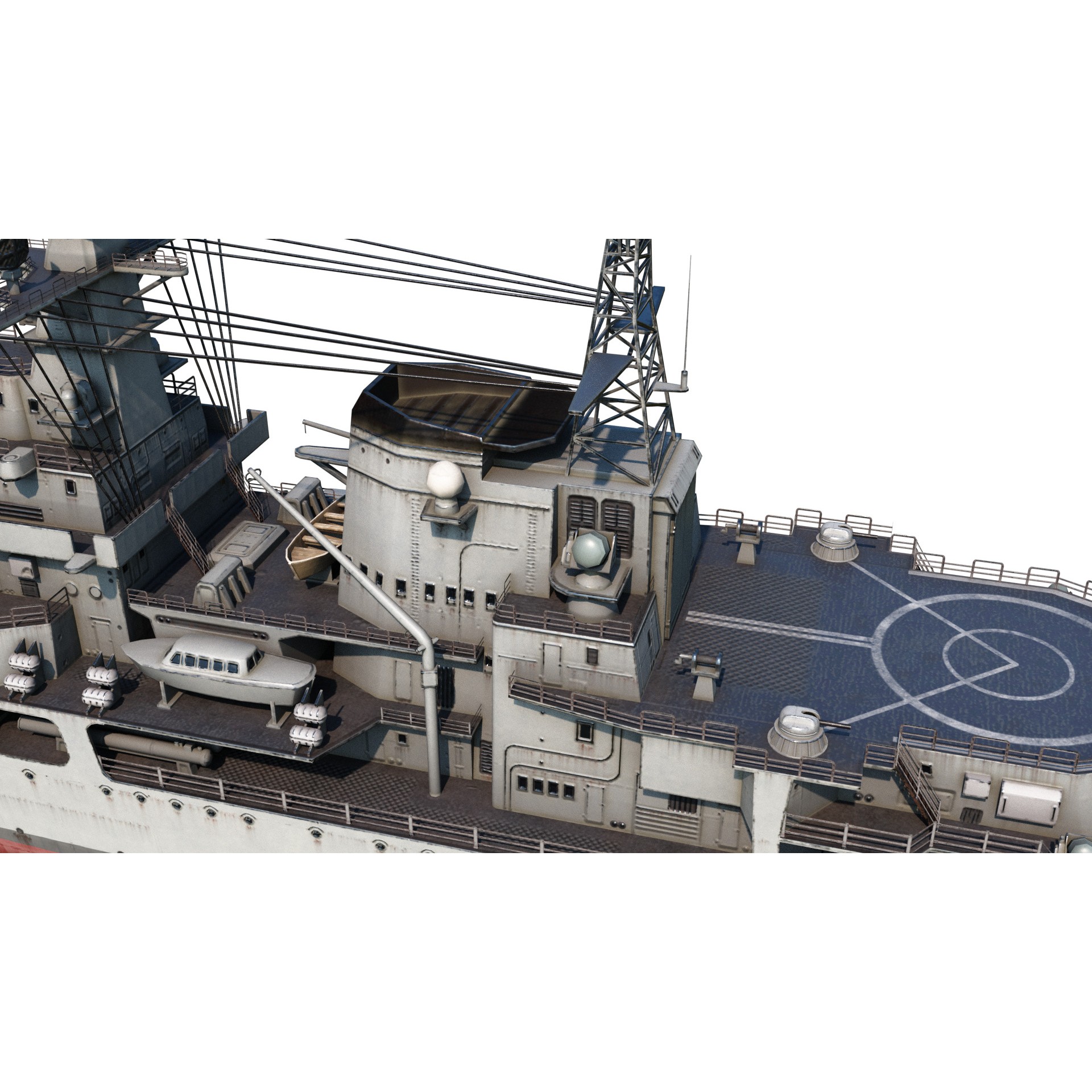 Hangzhou DDG136 - Low-Poly Game-Ready 3D Model - View 9