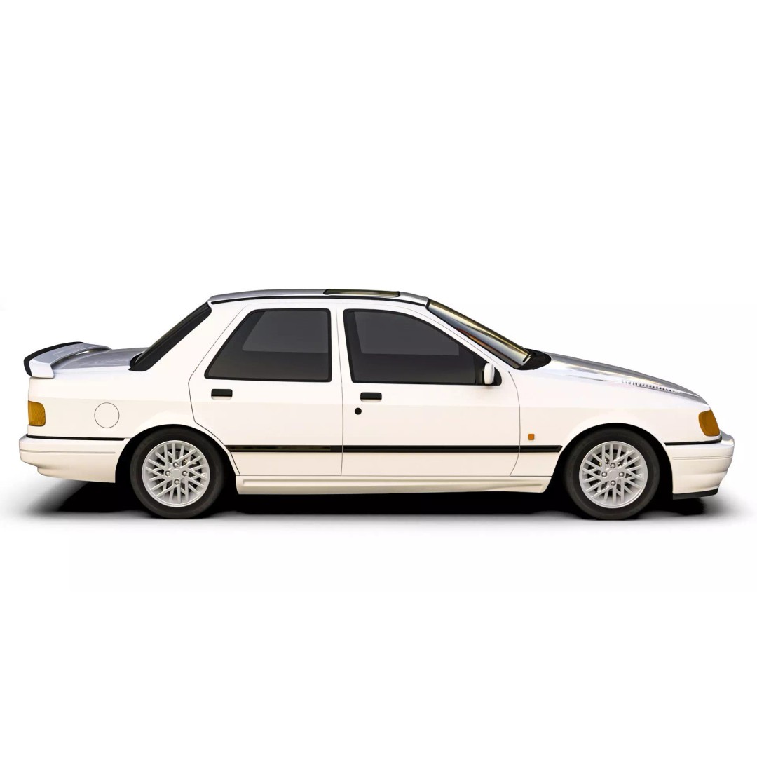 Sierra Sapphire RS Cosworth 3D Model – High Poly Game Asset, FBX & OBJ - View 3