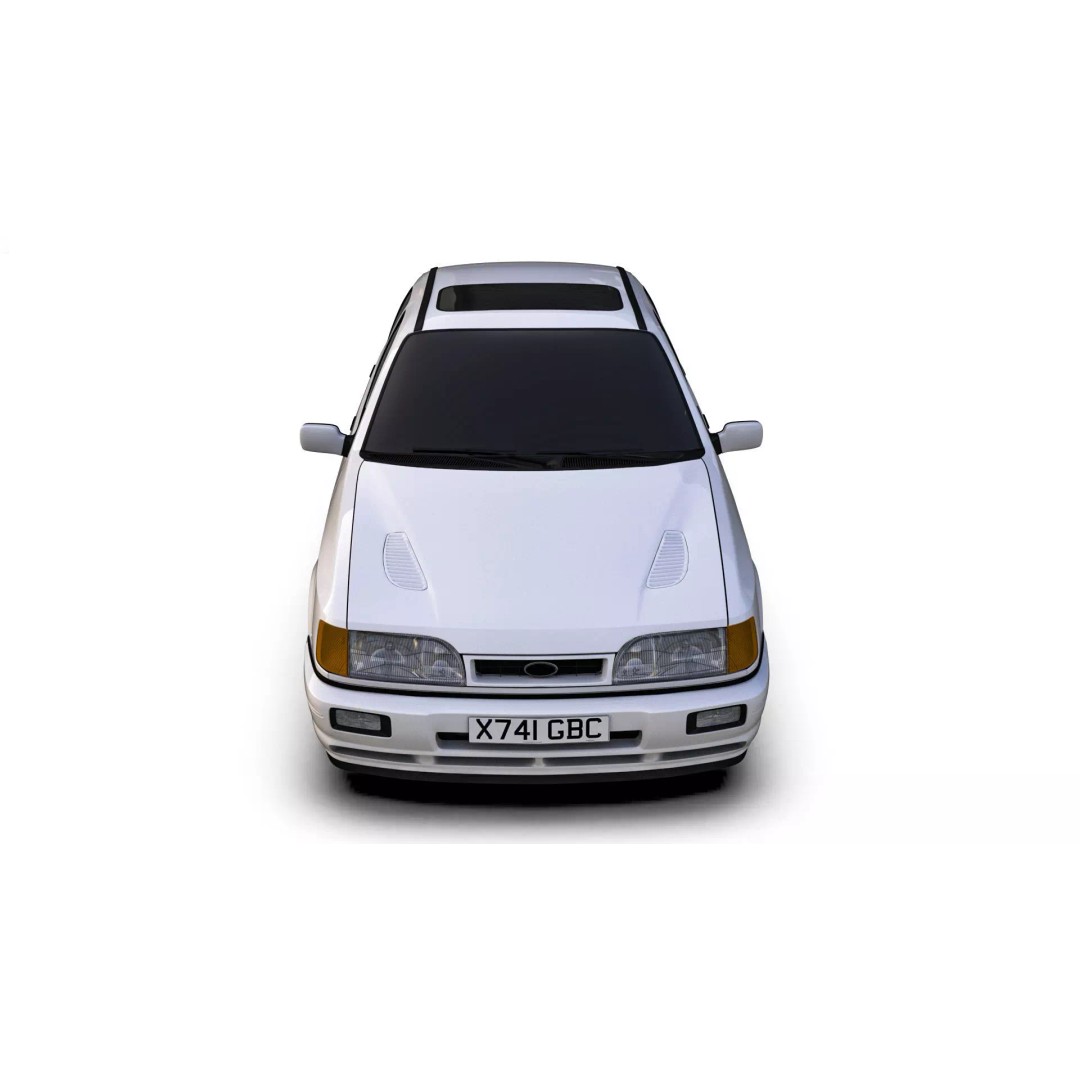 Sierra Sapphire RS Cosworth 3D Model – High Poly Game Asset, FBX & OBJ - View 6