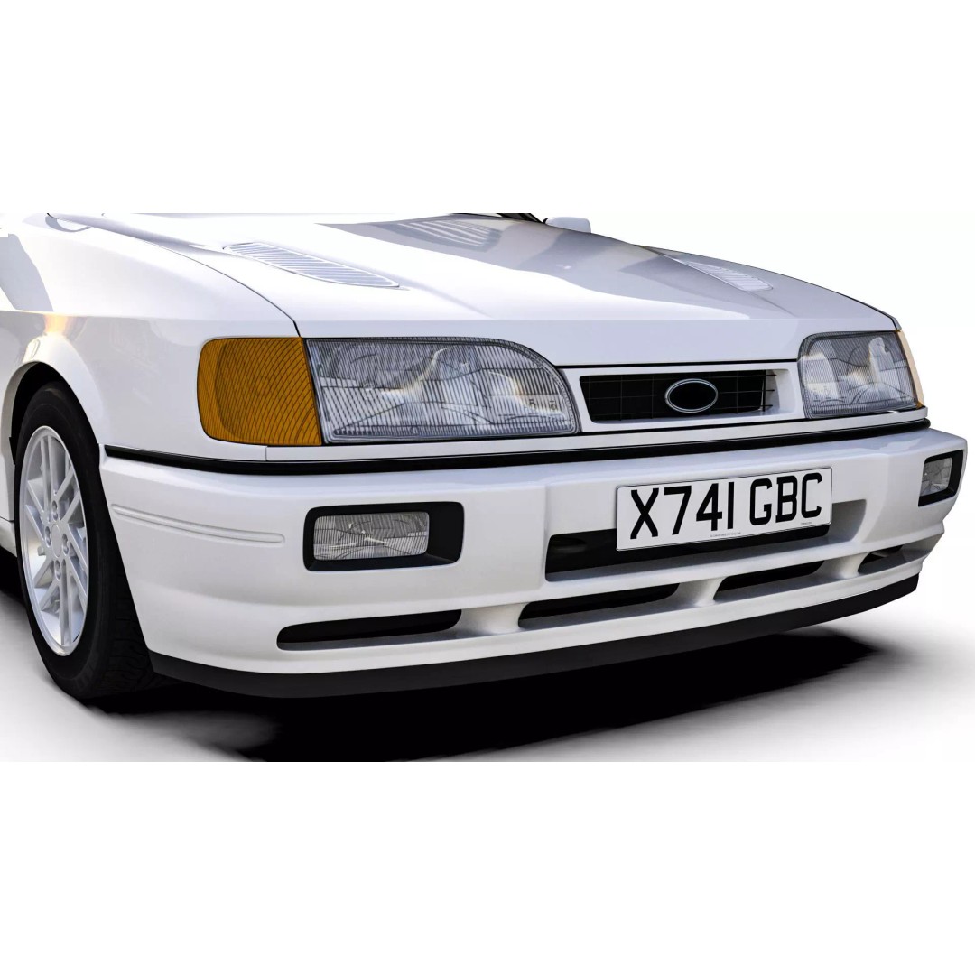 Sierra Sapphire RS Cosworth 3D Model – High Poly Game Asset, FBX & OBJ - View 8